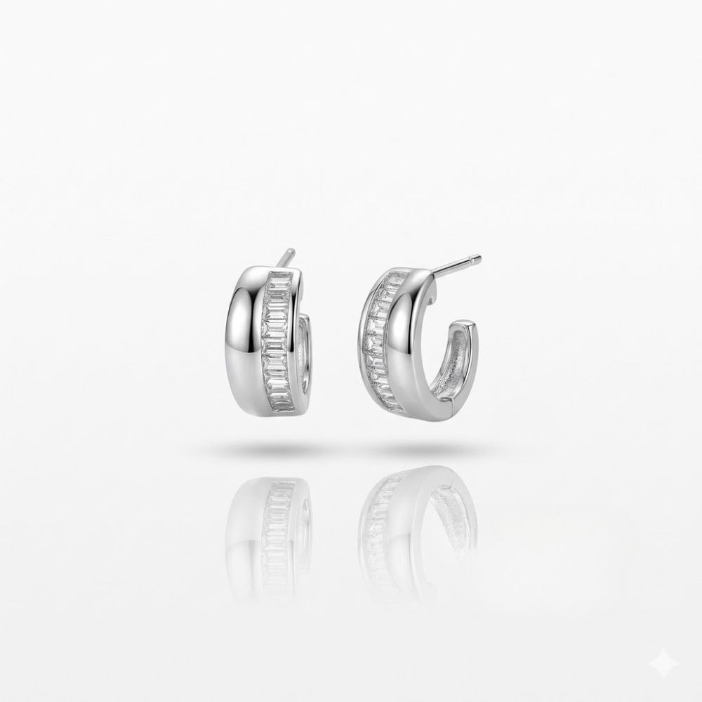 ARO BRONCE MEDIA ARGOLLA DOBLE FIJA CUBIC BZAR2312 CAO