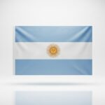 BANDERA ARGENTINA DOBLE BORDE COSIDO 60X90CM ART AG-57 CAO