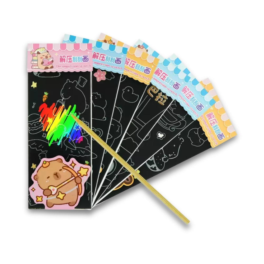 PAPEL MAGICO CAPIBARA C/LAPIZ ART CH-135 CAO