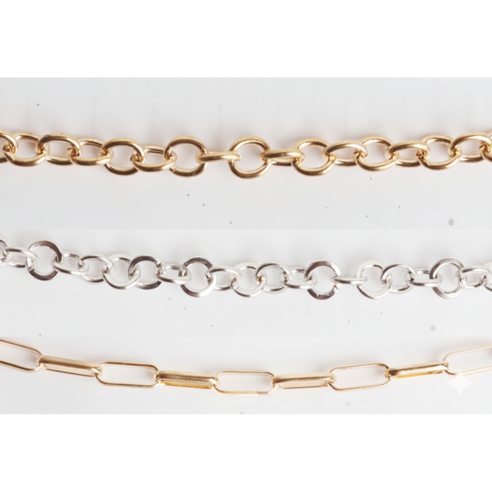 CHOKERS CADENA DORADO/ PLATEADO ART B22692 CAO