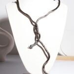 COLLARES SERPENT PLATEADO ART U22031 CAO