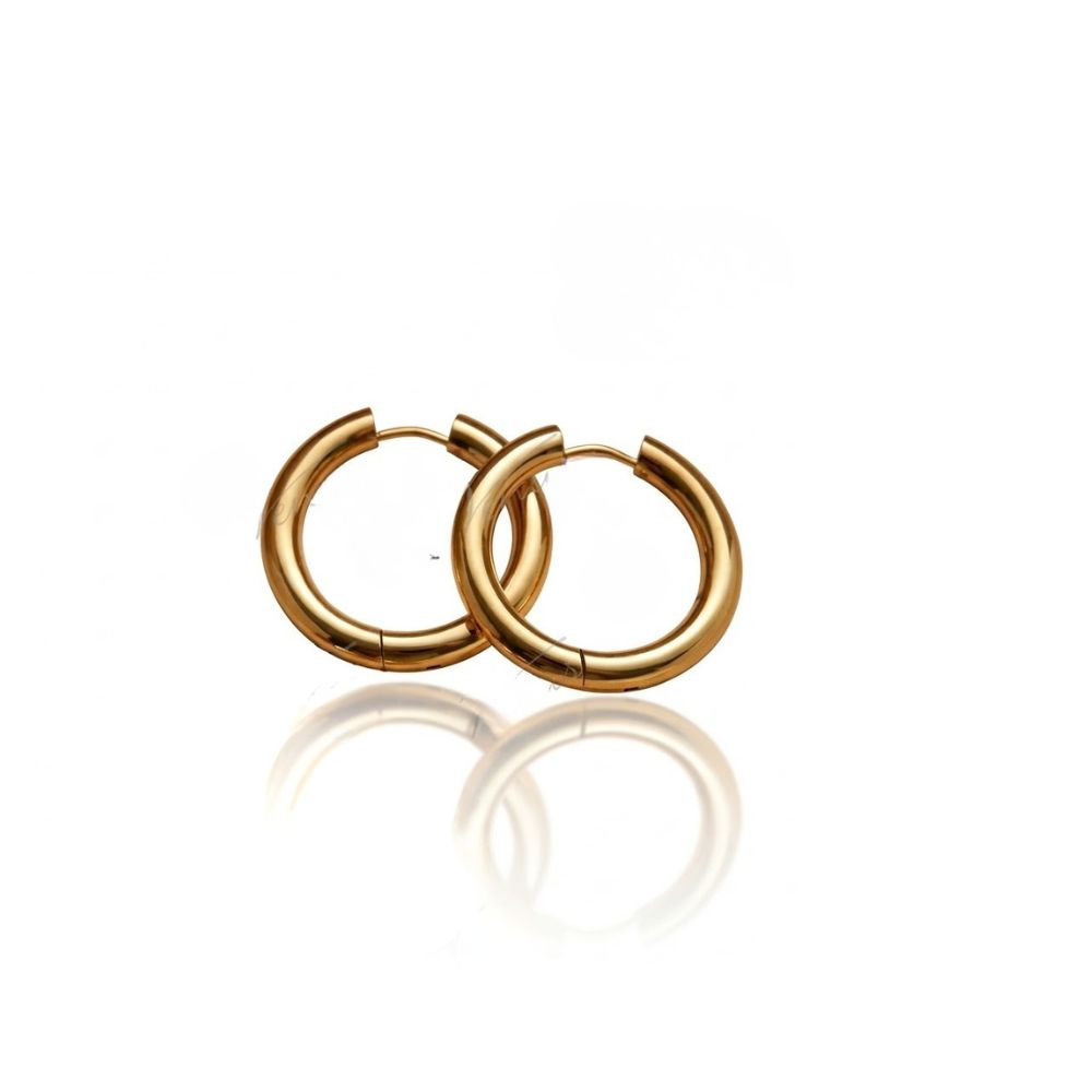 ARO ACERO ARGOLLA DORADO CH AR3124D CAO