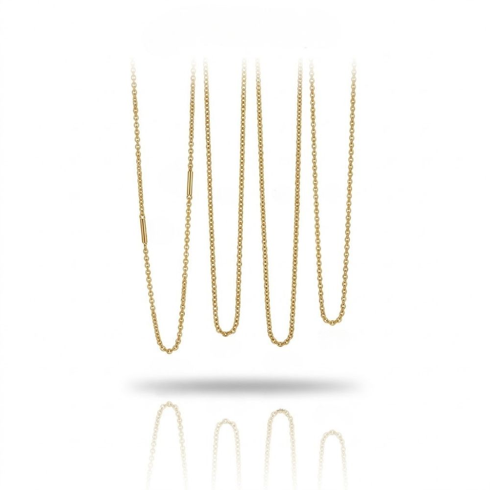 CADENA ACERO DORADO de 50cm X12 ART 25-ACA-ESPDX50 CAO