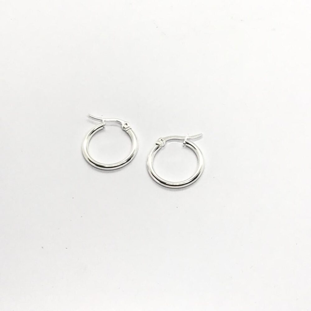 AROS DE ACERO BLANCO ARGOLLA BASICA ART AR3003P AAO