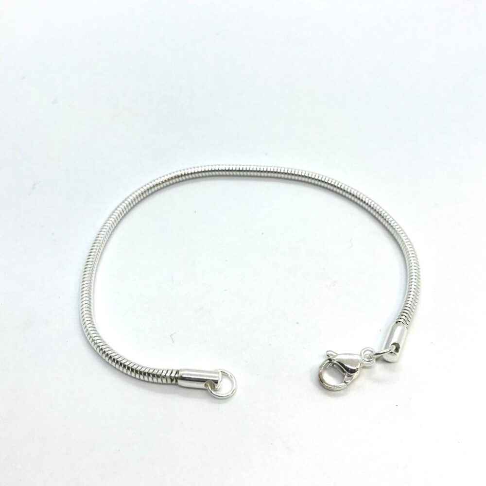 PULSERA ACERO BLANCO DE 18CM ART APURAT2.4X18P CAO