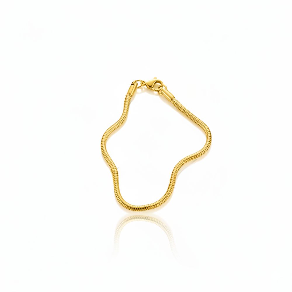 PULSERA ACERO DORADO RATON RAT2.4X18D CAO