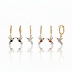 ARO ACERO DORADO ARGOLLA COLIBRI STRASS AR4294D AAO