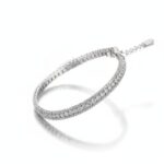 PULSERA ACERO ANCHA C/STRASS APUDI407 CAO