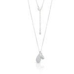 CADENA ACERO BLANCO DIJE C/STRASS ART BZCADI426P CAO