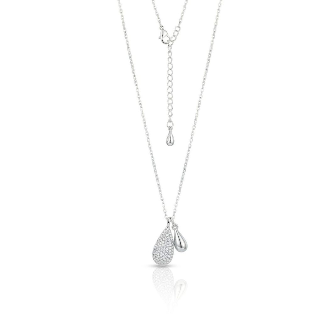 CADENA ACERO BLANCO DIJE C/STRASS ART BZCADI426P CAO
