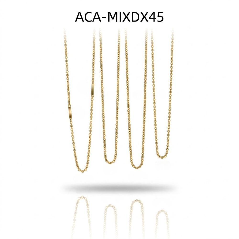 CADENA ACERO DORADO 45CMX12 ART 25-ACA-MIXDX45 CAO