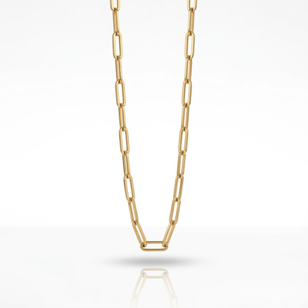 CADENA ACERO DORADO DE 45CM ART 25-ACA-LONG4.0X50+5D CAO