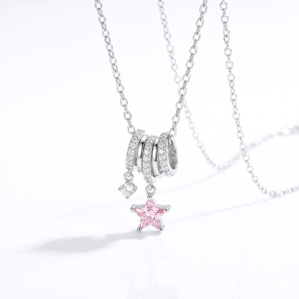 CADENA ACERO BLANCO DIJE MICROPAVE BZCADI433P CAO