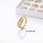 ANILLO BRONCE DORADO MICROPAVE ART AN615D CAO