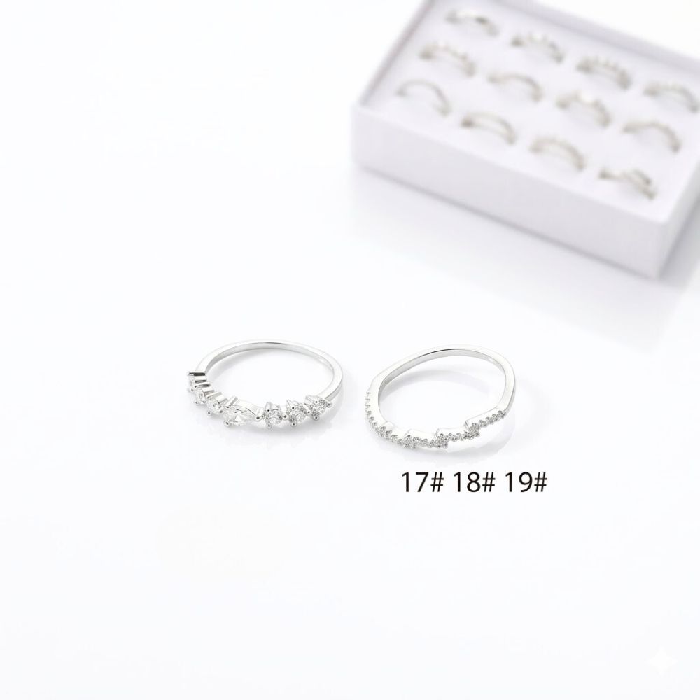 ANILLO BRONCE BLANCO MICROPAVE ART AN621P CAO