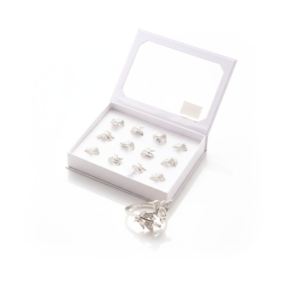 ANILLO BRONCE BLANCO COLIBRI AN530P CAO
