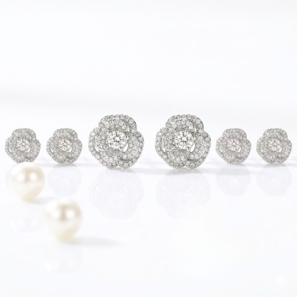 ARO BRONCE BLANCO FLOR FIJA CON MICROPAVE X3 BZAR2327P CAO