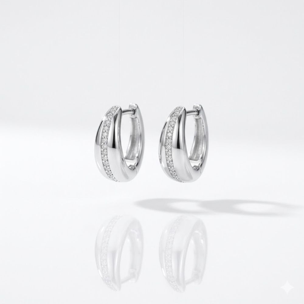 ARO BRONCE PAR ARGOLLA CLIP FRUTILLA MICRO BZAR2342 CAO