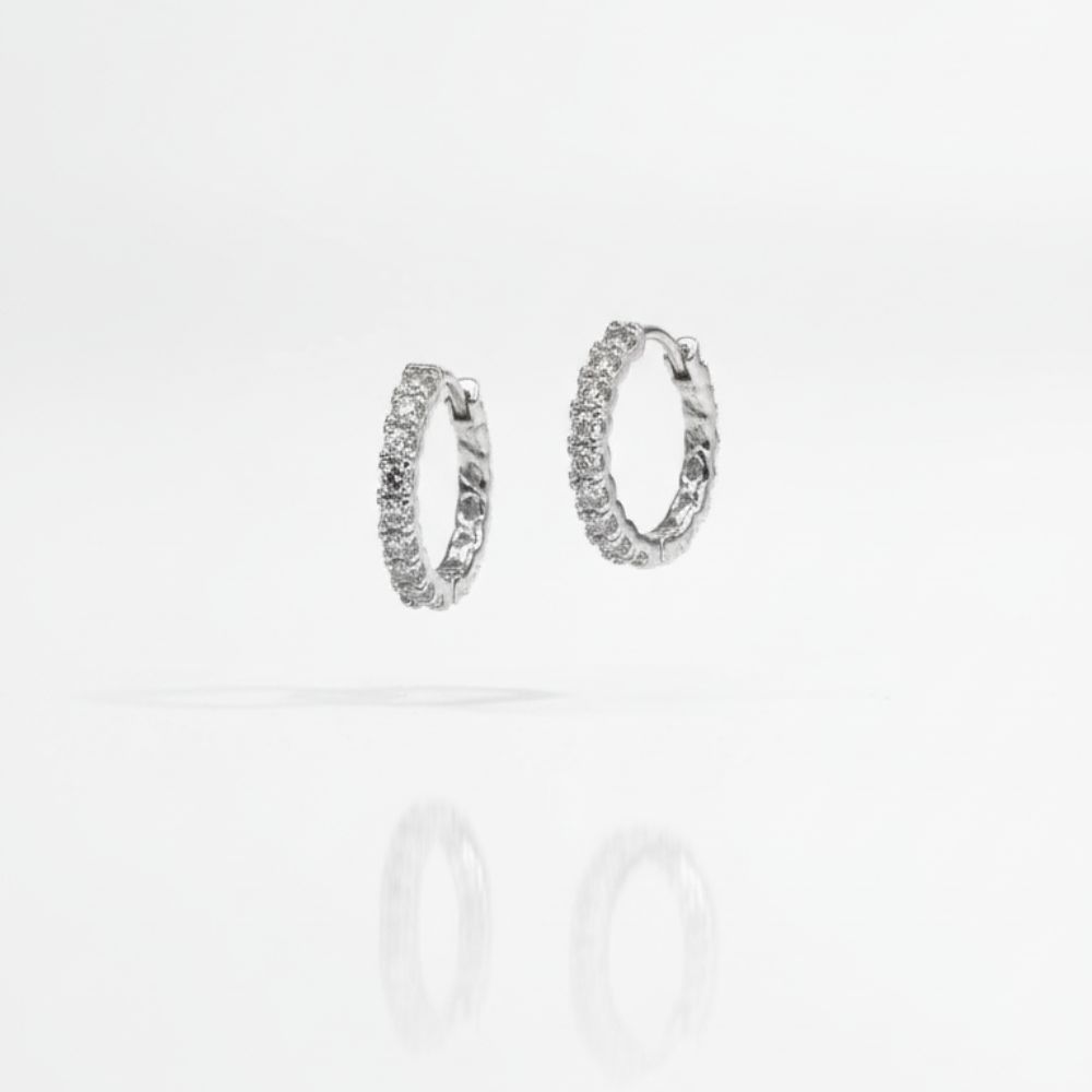 ARO BRONCE ARGOLLA CON CLIP Y MICROPAVE BZAR2308 CAO