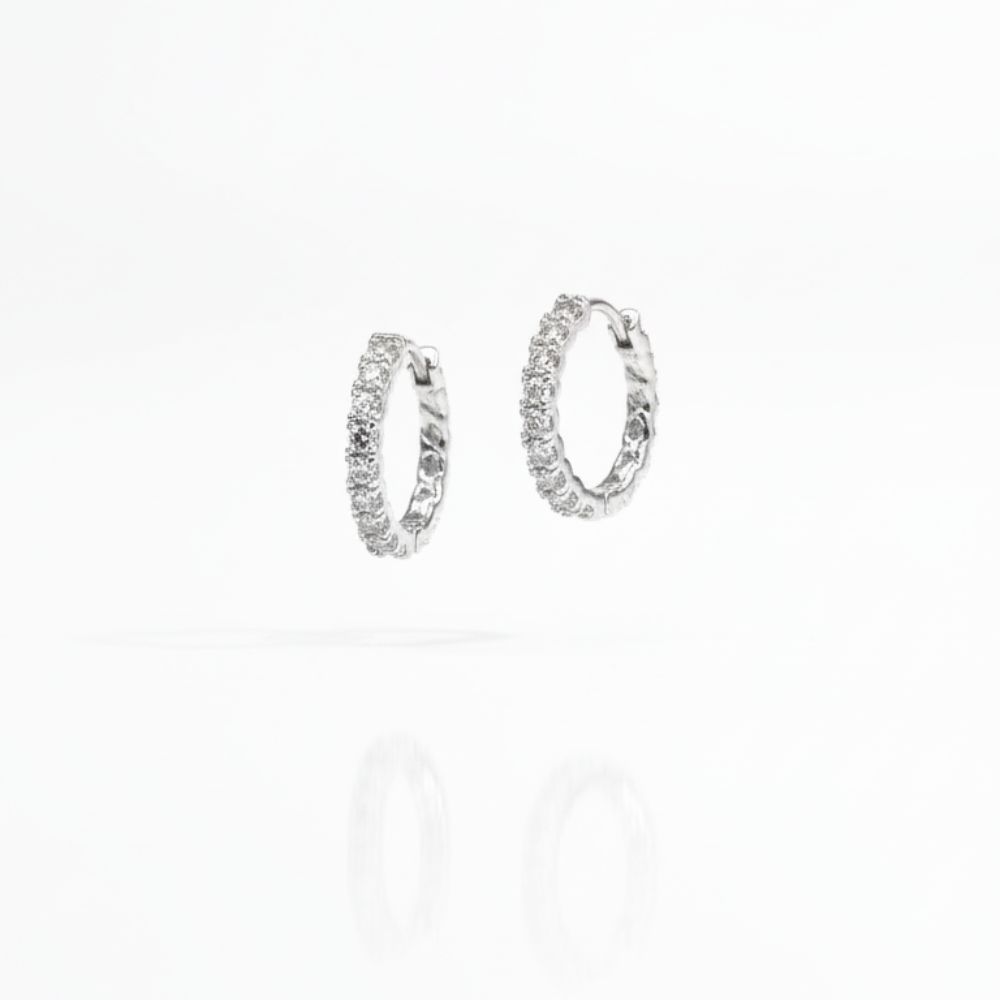 ARO BRONCE BCO ARGOLLA CON CLIP Y MICROPAVE BZAR2308P CAO