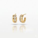 ARO BRONCE DRD MEDIA ARGOLLA DOBLE FIJA CUBIC BZAR2312D CAO
