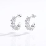 ARO BRONCE BLANCO MEDIA ARGOLLA CUBIC BZAR2314P CAO