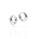 ARO BRONCE BCO ARGOLLA CON CLIP Y MICROPAVE BZAR2285P CAO