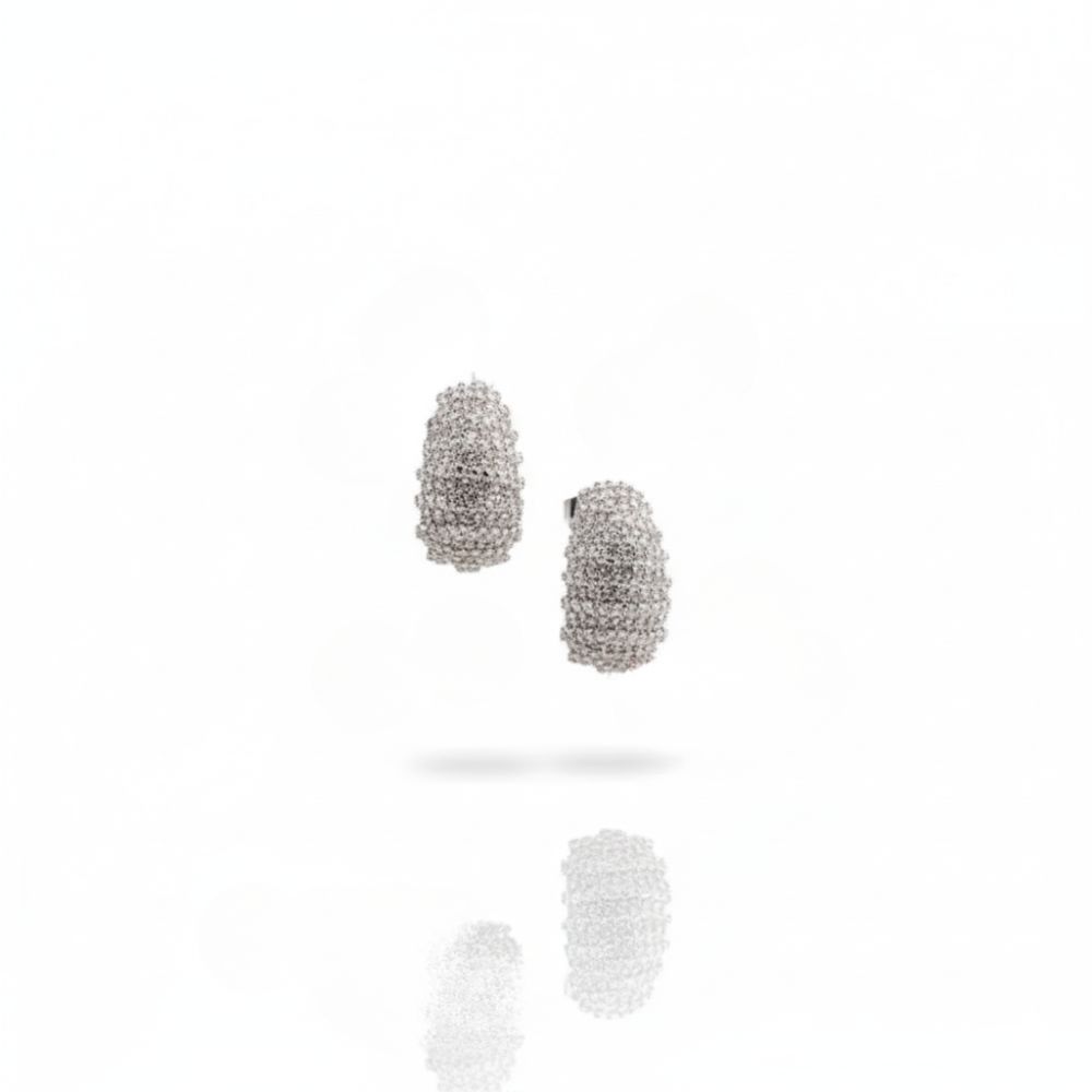 ARO BRONCE FIJO DELICADO GRUESO CON MICROPAVE BZAR2369 CAO