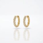 ARO BRONCE DRD ARGOLLA STRASS 40MM BZAR2243D CAO