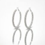 ARO BRONCE BCO ARGOLLA STRASS 40MM BZAR2243P CAO