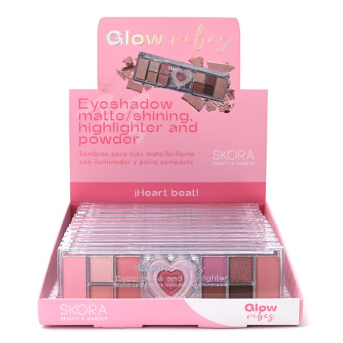 SOMBRAS PARA OJOS COMBINADAS X12 TONOS 39577 CAO
