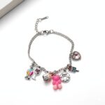 PULSERA ACERO C/MULTI DIJE APUDI558 AAO