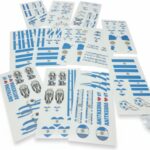 TATUAJE TEMPORAL ARGENTINA x12PCS ART WCF-32 CAO