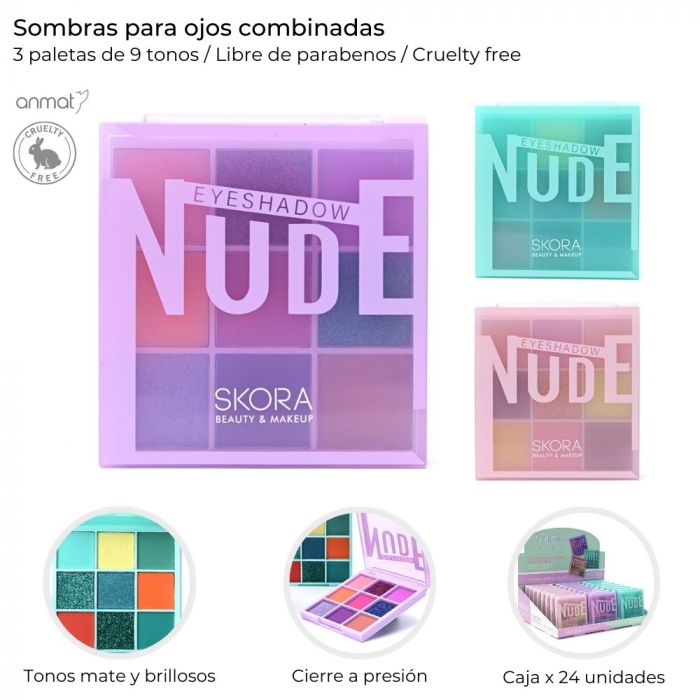 SOMBRA P/OJOS COMBINADAS X9 ART 39550 CAO