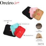ORGANIZADOR VIAJE OREIRO SET X3 ART 29143 BAO