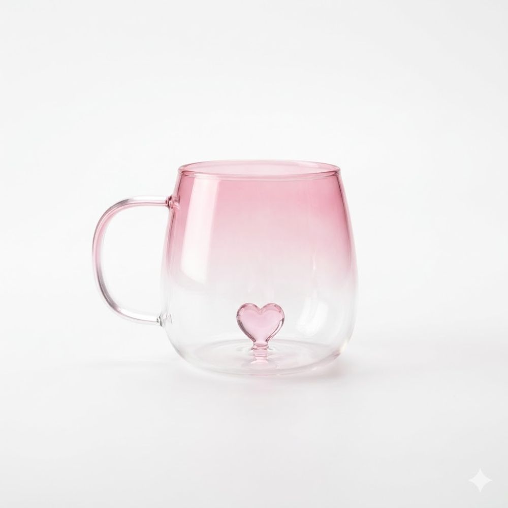 TAZA VIDRIO C/CORAZON ART NS426594Z1 DAO