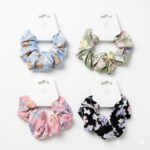SCRUNCHIE FLOREADO VELVET ART PL-1496-02 AAO