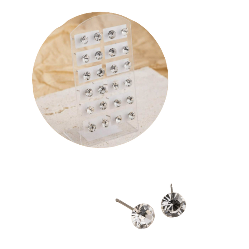 AROS ACERO STRASS BCO XBLISTER AR05 BAO