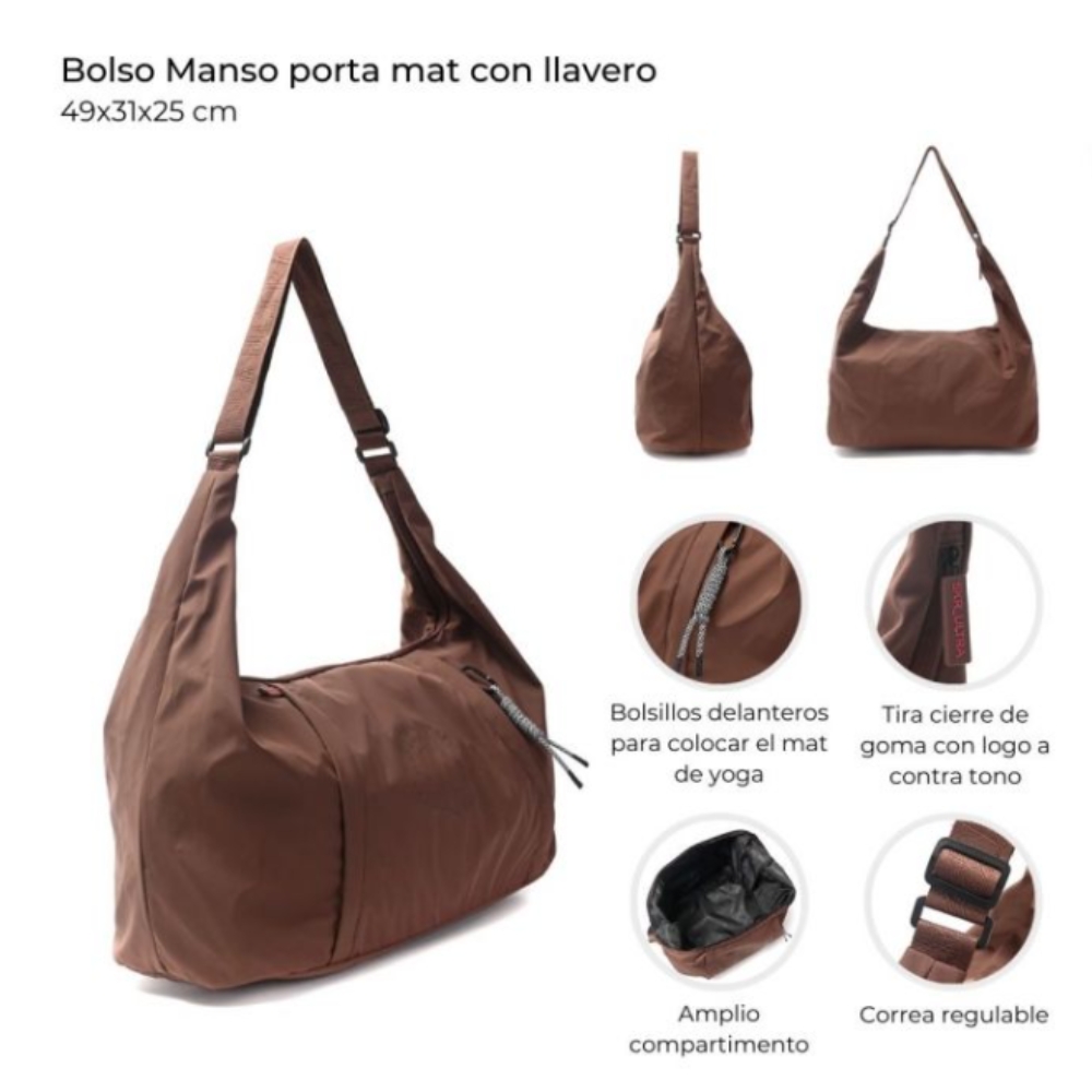 BOLSO MANSO PORTA MAT C/ LLAVERO ART 43242 DAO