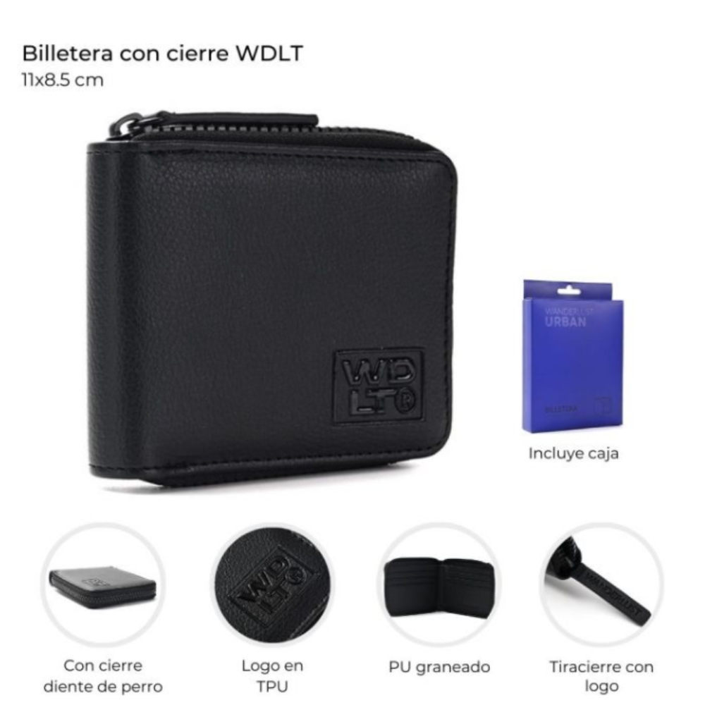 BILLETERA C/ CIERRE WDLT ART 43396 DAO