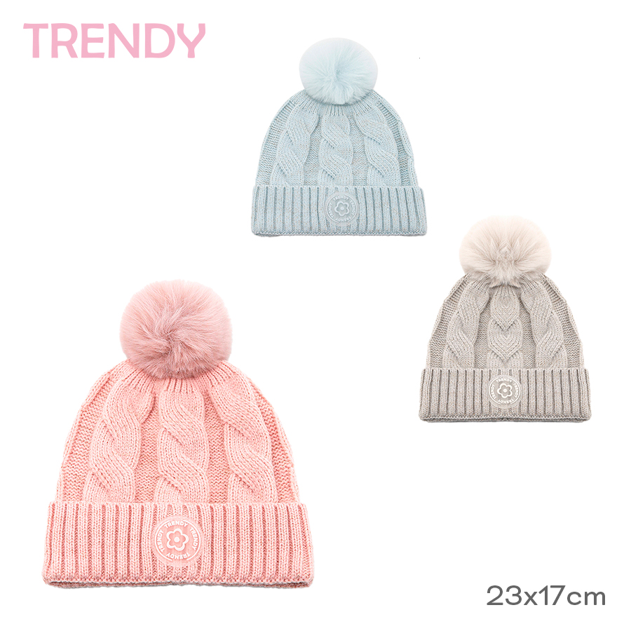 GORRO TRENDY POMPON ART 18889 DAO