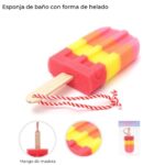ESPONJA HELADO MANGO DE MADERA ART 38966 DAO