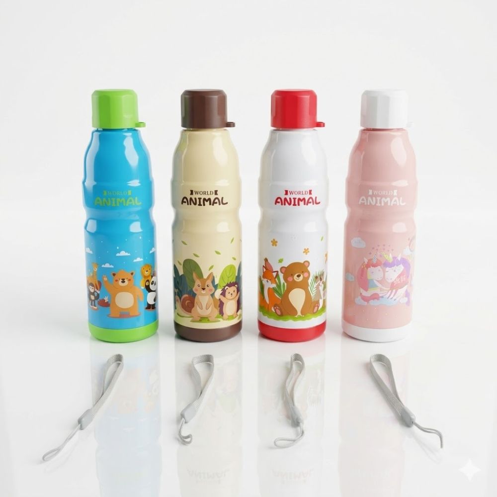 BOTELLA PLASTICA WORLD ANIMAL 700ML BT102 CAO