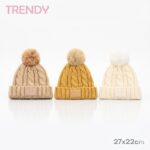 GORRO TRENDY TRENZA C/POMPON ART 18897 DAO