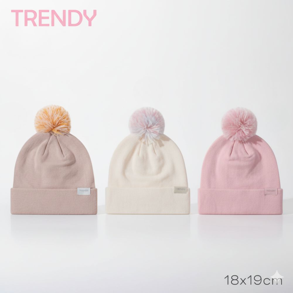 GORRO C/POMPON TRENDY T2 ART 13672 DAO