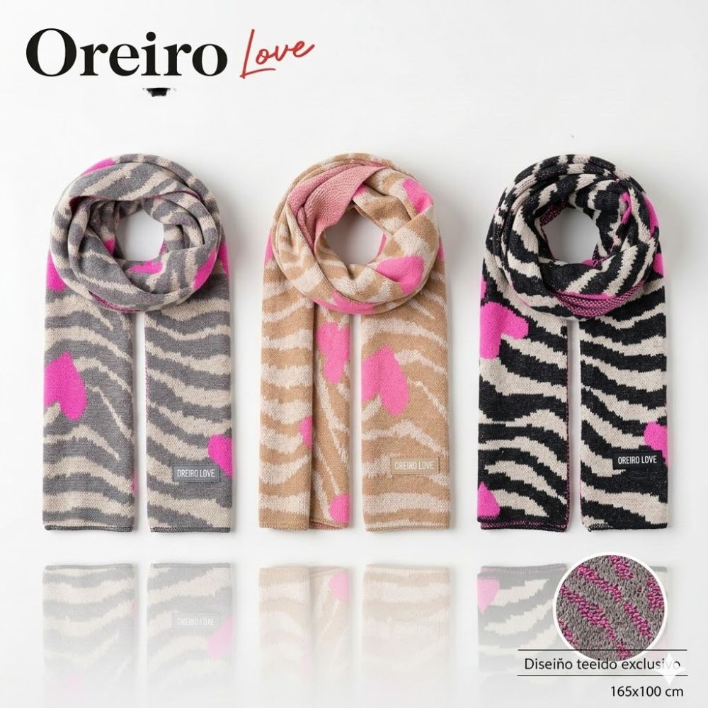 BUFANDA OREIRO LOVE ART 31162 DAO