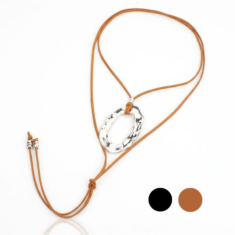 COLLAR GAMUZA SILVER WAVE BQ0627 DAO