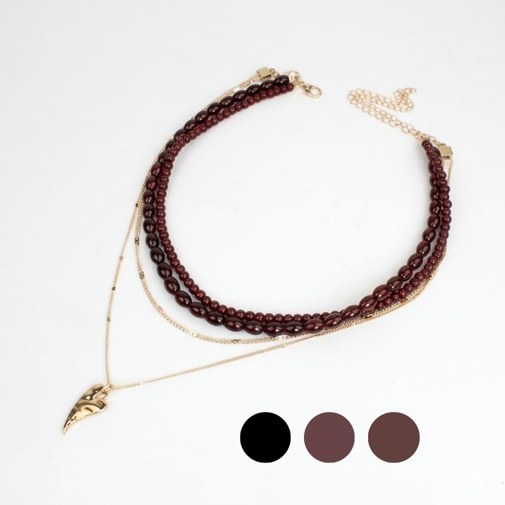 COLLAR ORGANIC HEART AND COLOURS BQ0754 DAO