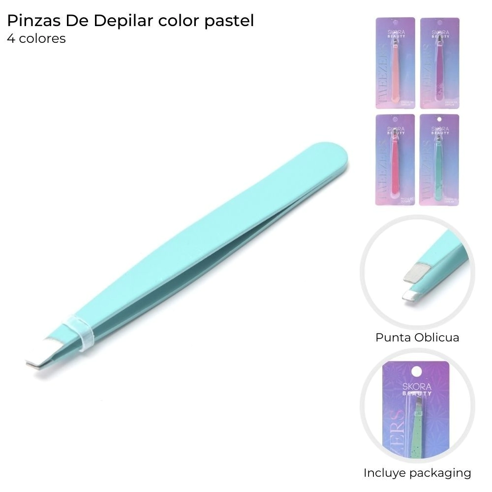 PINZAS DEPILAR COLOR PASTEL 39398 DAO