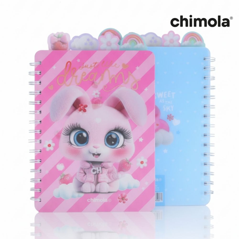 CUADERNO A5 HOLOGRAM BUNNY ART ST101 DAO